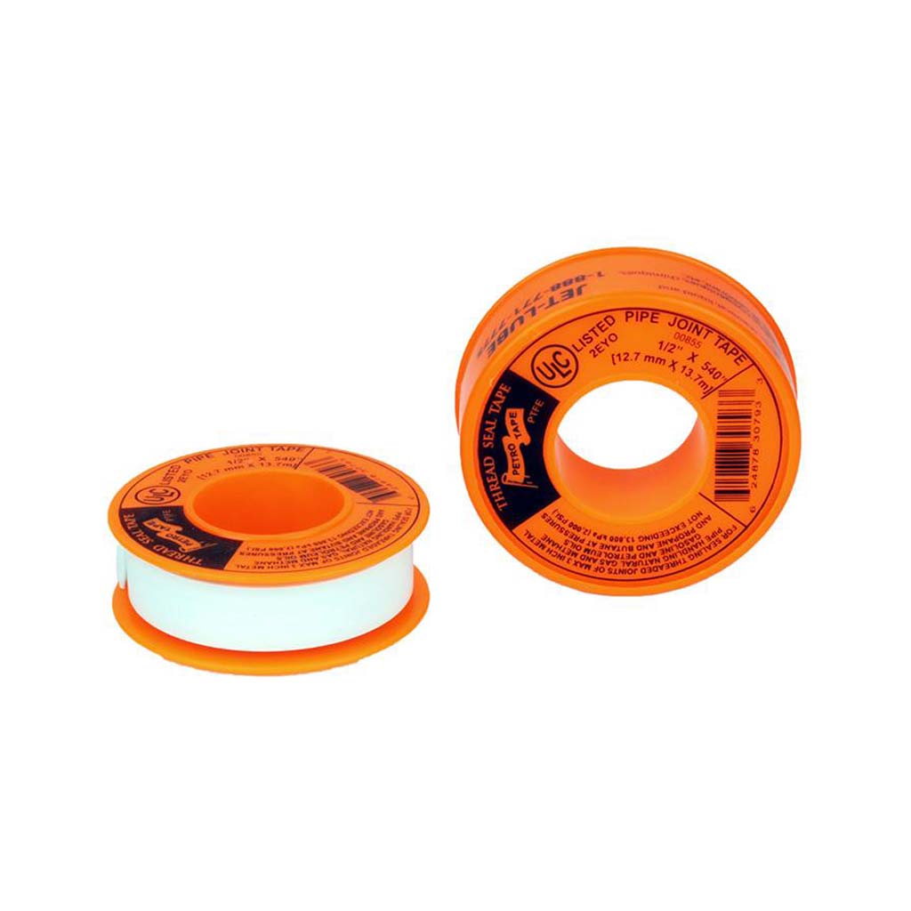 JET LUBE 30793 Petro-Tape Thread Sealing Tape 540 in Lx 1/2 in